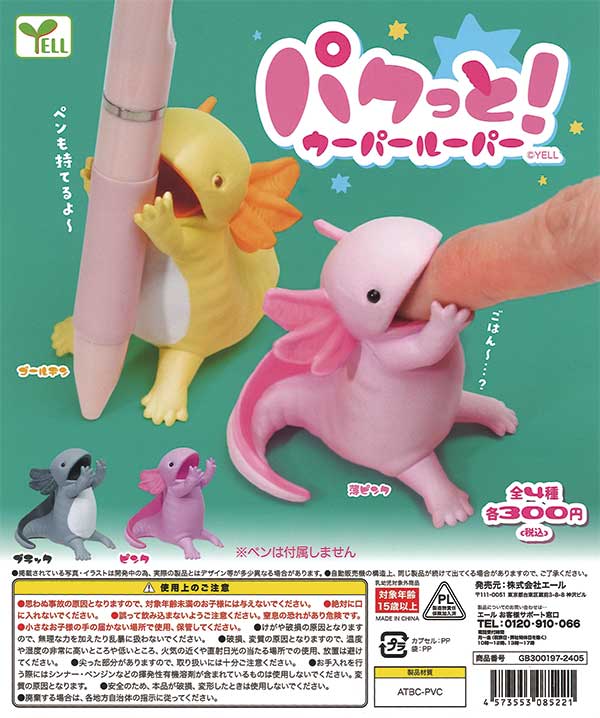 Chomp! Axolotl (40 pieces) | Teresa's Toy Store, a mail order specialist in capsule toys and empty capsules